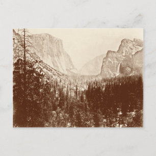 Vintage Yosemite Nationalpark Postkarte