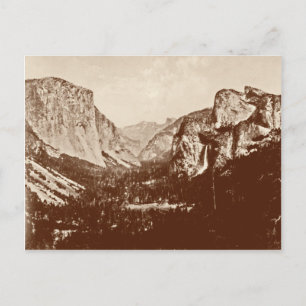 Vintage Yosemite Nationalpark Postkarte