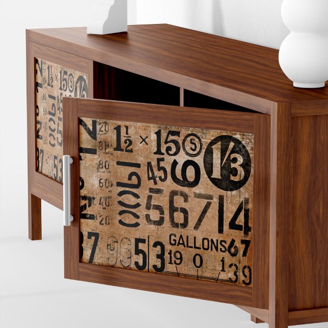 Vintage Zahlen - Papiertücher für die Entkopplung Seidenpapier (Von Creator hochgeladen)