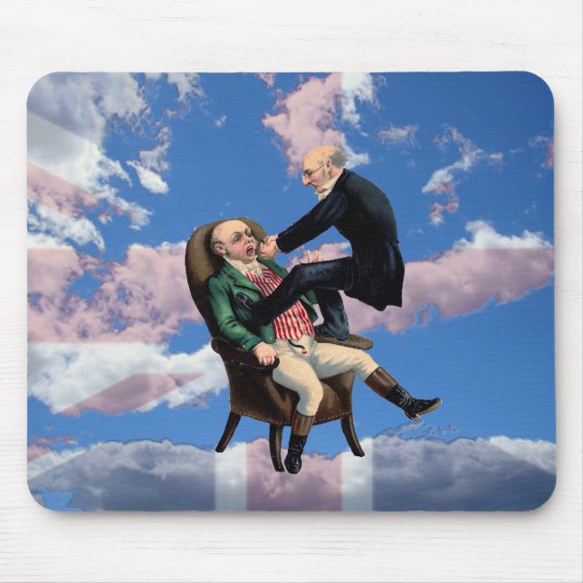 Vintage Zahnarztgeschenke Mousepad (Vorne)