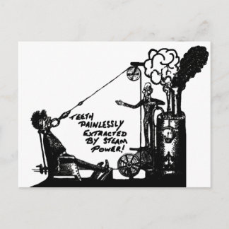 Vintage Zahnspende Postkarte