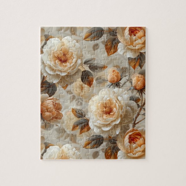 Vintage zarte Blumenmuster. (Vertikal)