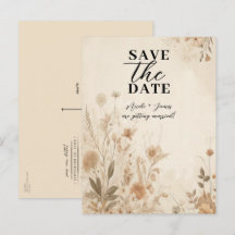 Vintage zarte Botanische Hochzeit