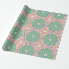 Vintage, zarte Farbmuster Geschenkpapier