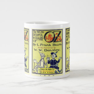 Vintage-Zauberer-von-Oz-Buchcover-Kunst, Titelseit Jumbo-Tasse