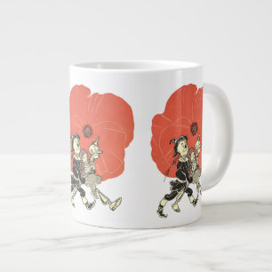 Vintage-Zauberer von Oz, Dorothy mit Mohnblumen Jumbo-Tasse