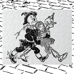 Vintage-Zauberer von Oz Dorothy schläft mit Mohnbl