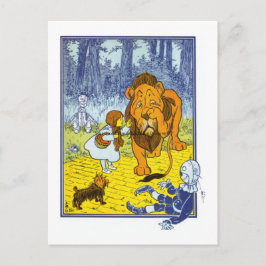Vintage-Zauberer-von-Oz-Figuren Postkarte