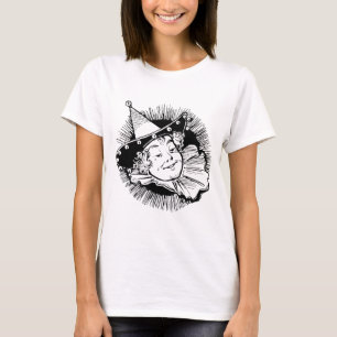 Vintage-Zauberer von Oz, Frauen-Munchkin-Porträt T-Shirt