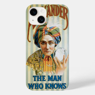 Vintage-Zauberplakat, Alexander, der Mann, der Bes Case-Mate iPhone Hülle
