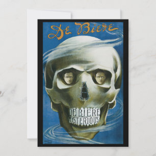 Vintage-Zauberplakat, De Biere der/die Geheimnisvo