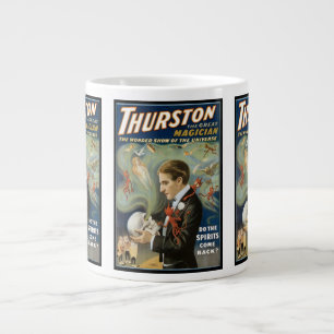 Vintage-Zauberplakat, Thurston, Der große Magier Jumbo-Tasse
