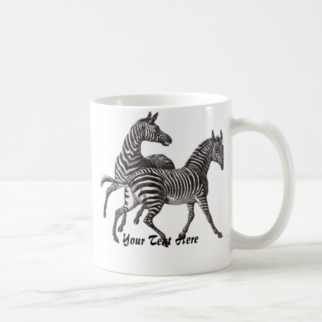Vintage Zebra Mug (Droite)