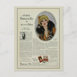 Vintage Zeitschrift "Kosmetik" der 20er Jahre Postkarte