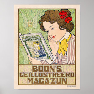 Vintage Zeitschrift Werbung von Caspel Poster
