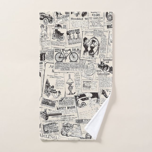 Vintage Zeitung Handtuch (Handtuch)