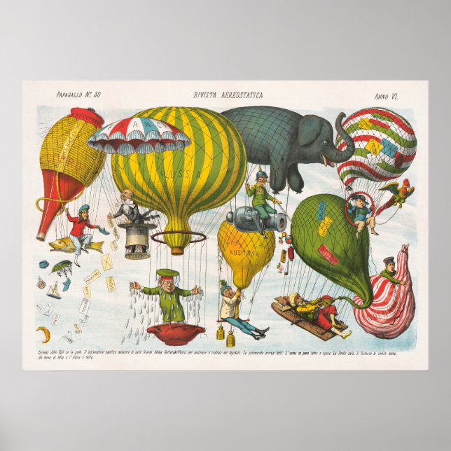 Vintage Zeitungsabdeckung Poster (Vorne)