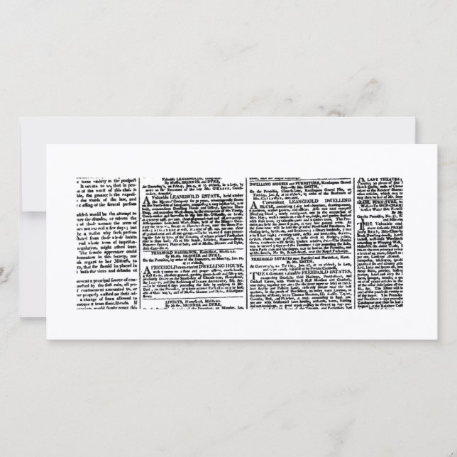 Vintage Zeitungsdrucke (Vorderseite)