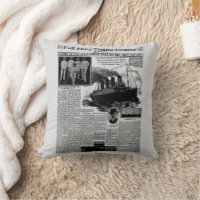 Vintage Zeitungsgeschichte Titanic