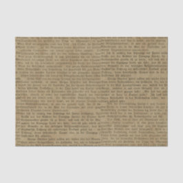 Vintage Zeitungstypografie Seidenpapier