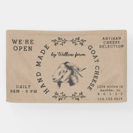 Vintage Ziegenmilch Banner