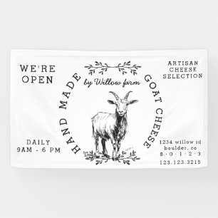Vintage Ziegenmilch Banner