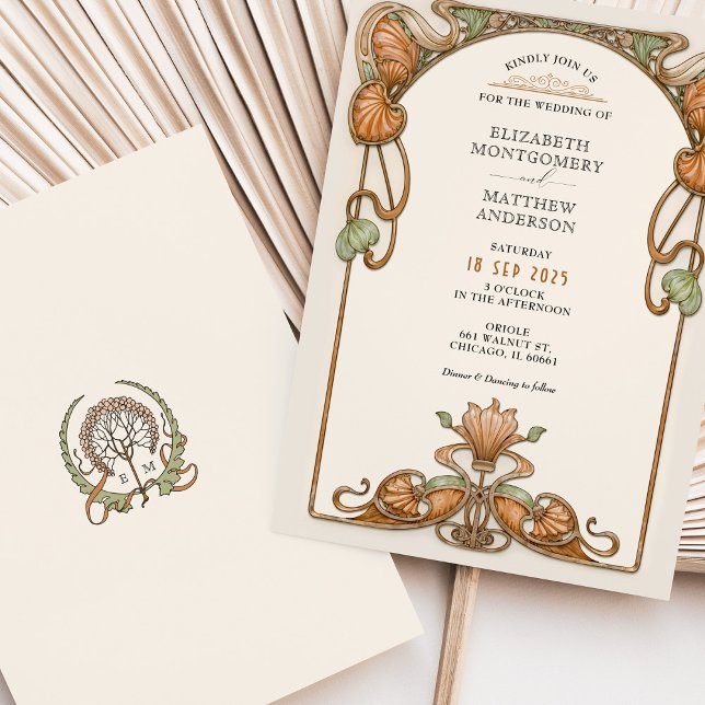 Vintage Zierrahmen-Hochzeit Einladung (Von Creator hochgeladen)