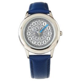 Vintage Zifferblatt-Uhr | Elegantes Schwarz Armbanduhr