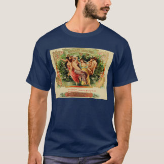 Vintage Zigarren-Aufkleber-Shirts T-Shirt