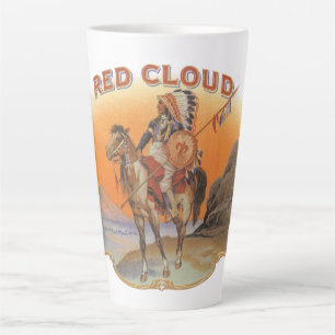 Vintage-Zigarrenetiketten-Kunst, Rothcloud-Indiane Milchtasse