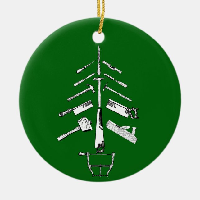 Vintage Zimmereinrichtung Weihnachtsschmuck (Vorne)