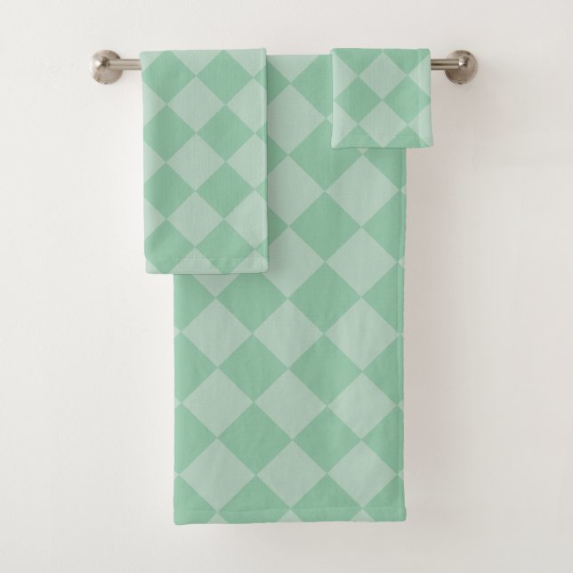 Vintage-Zirkus-Diamant Badhandtuch Set (Insitu)