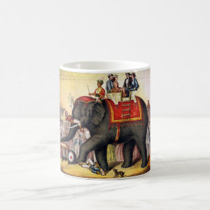 Vintage Zirkuselefant Kaffeetasse