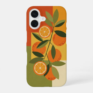 Vintage Zitruszweig iPhone 16 Hülle