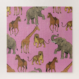 Vintage-Zoo-Tiere