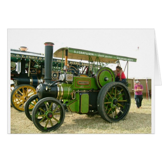 Vintage Zugmaschine (Vorderseite (Horizontal))