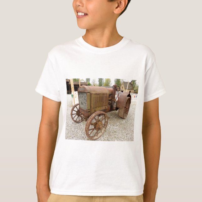 Vintage Zugmaschine T-Shirt (Vorderseite)