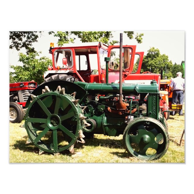 VINTAGE ZUGMASCHINEN FOTODRUCK (Vorne)