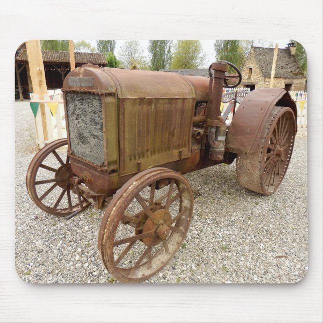 Vintage Zugmausmatte Mousepad (Vorne)