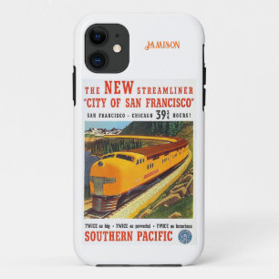 Vintage Zugwerbung Case-Mate iPhone Hülle