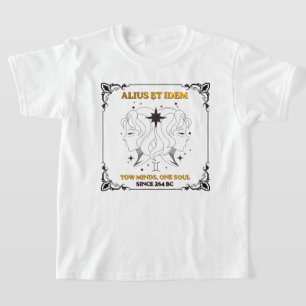Vintage-Zwillings-Tierkreis-Tarotkartenposter T-Shirt