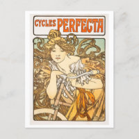 Vintage Zyklen Perfektion von Alphonse Mucha Poste