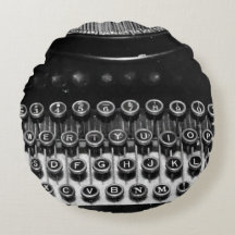 VintageBlack und weiße Schreibmaschine