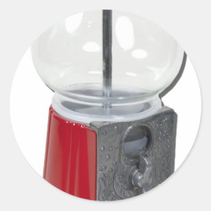 VintageCandyDispenser082111 Runder Aufkleber