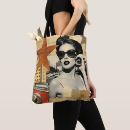VintageHollywood Retro Design Tasche