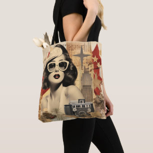 VintageHollywood Retro Design Tasche