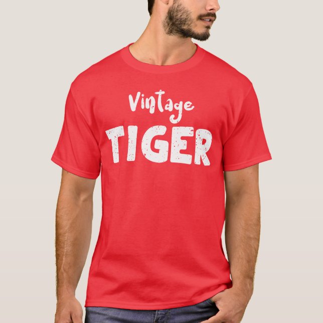 Vintageiger Tier T-Shirt (Vorderseite)