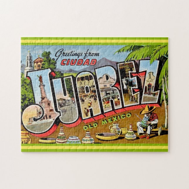 VintageJuarez Mexiko 11x14  (Horizontal)