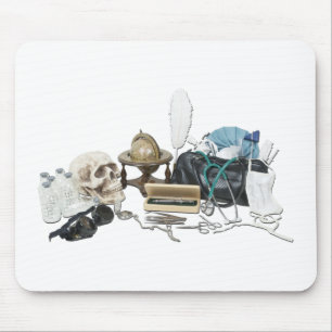 VintageMedicalDeskItems070111 Mousepad