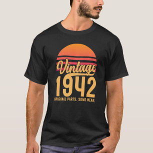 Vintagen 1942 Originalteile einige tragen 80. Gebu T-Shirt